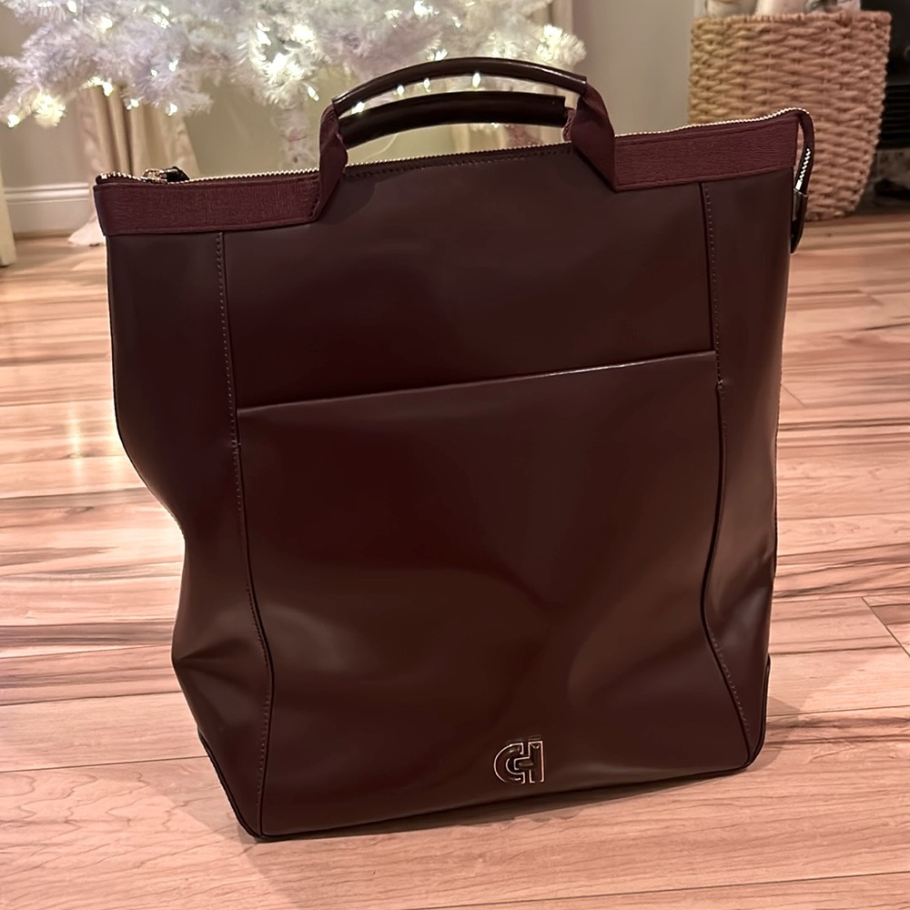 Cole Haan Burgundy Tote Bag